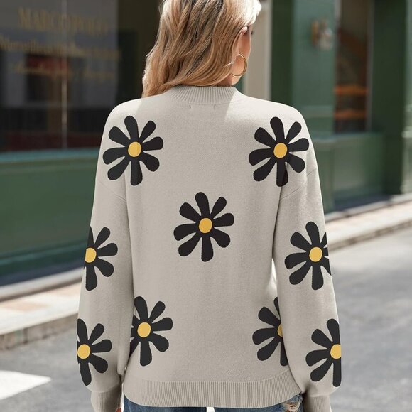 Sweaters for Women Fall Fashion 2025 Trendy Long Sleeve Turtleneck Pullover Lant - Picture 3 of 5